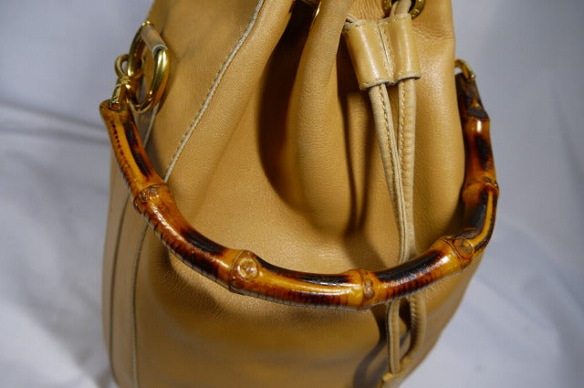 OLD Gucci バンブーバッグベージュ