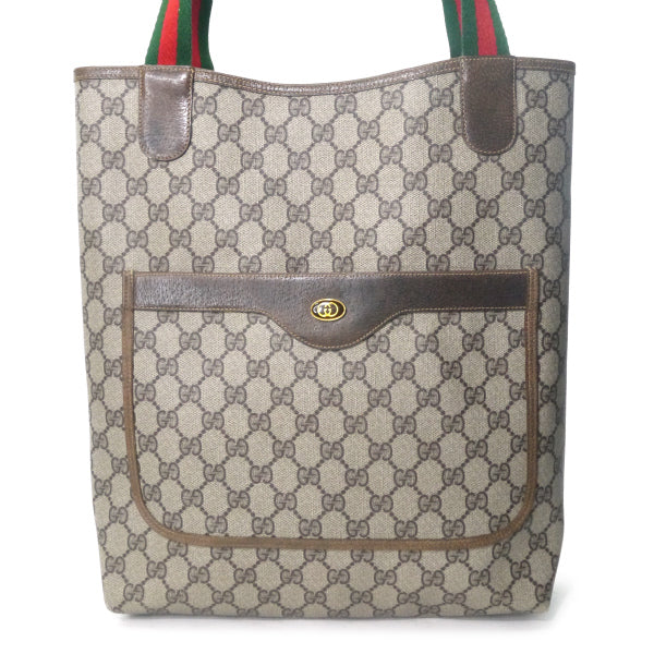 OLD Gucci 定番トートバッグ（茶）