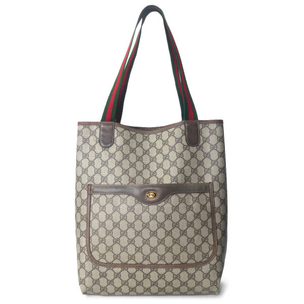 OLD Gucci 定番トートバッグ（茶）