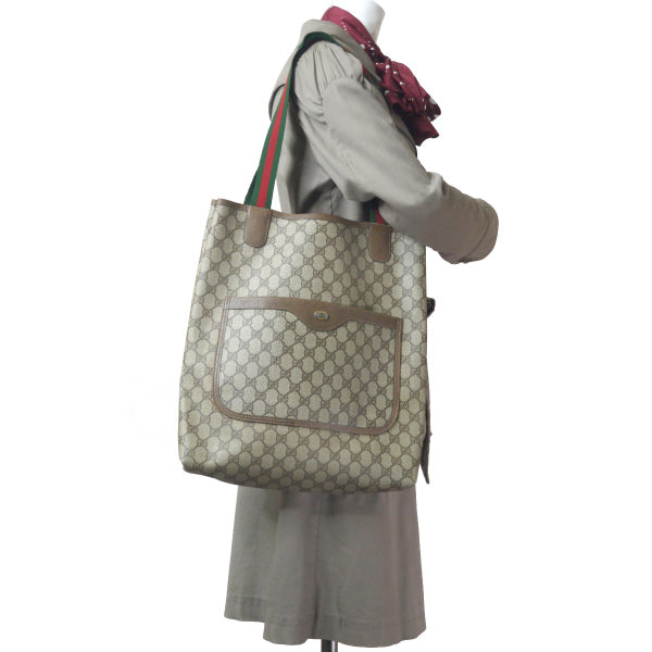 OLD Gucci　 定番トートバッグ（茶）