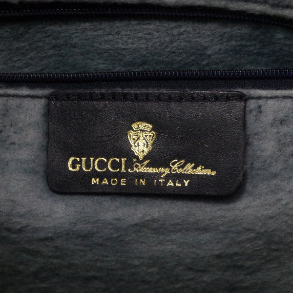 OLD Gucci　レア!!GG柄シェリー大型トートハンドバッグ（青）