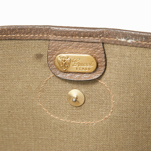OLD Gucci シンプルトートバッグ（茶）