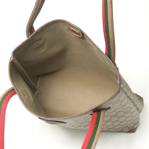OLD Gucci シンプルトートバッグ（茶）