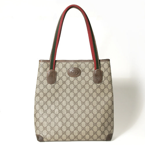 OLD Gucci シンプルトートバッグ（茶）