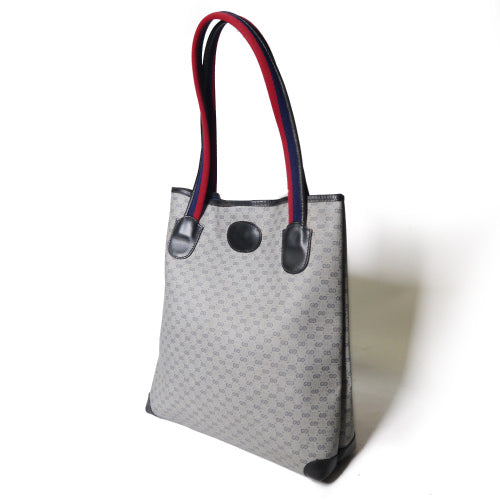OLD Gucci シンプルトートバッグ（青）