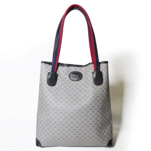 OLD Gucci シンプルトートバッグ（青）