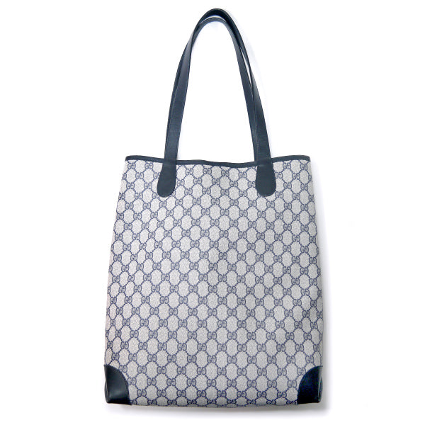 OLD Gucci 　GGエンブレム トートバッグ（青）