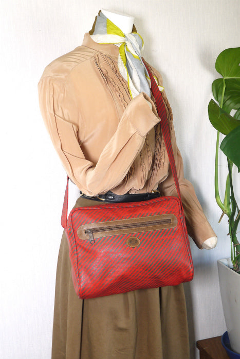 OLD GUCCI 　ショルダー　Rigateライン