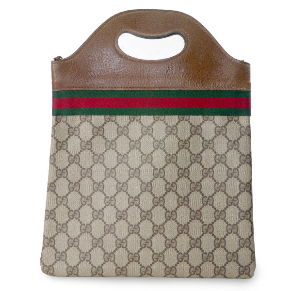 OLD Gucci ２Way 60s!　iPadバッグ（ブラウン）