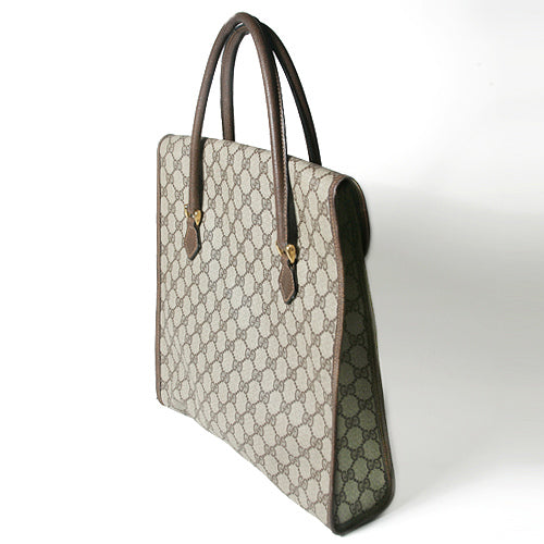 OLD Gucci　茶ポーチ付きトート