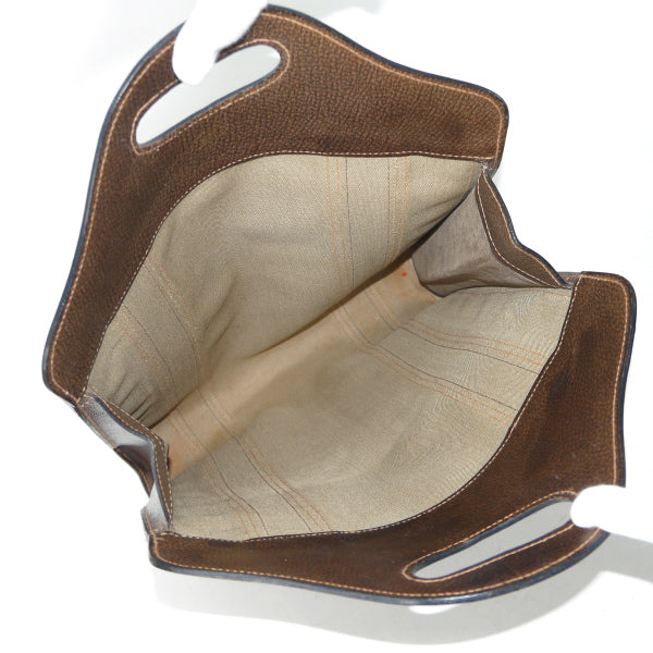 OLD Gucci　激レア!!Wシェリートートバッグ（茶）