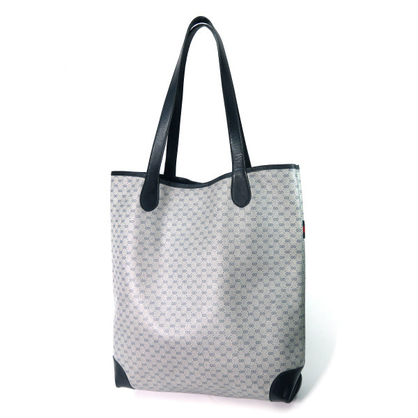 OLD Gucci 　シェリー×マイクロGGトートバッグ（青）