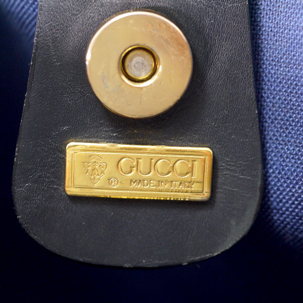 OLD Gucci 　シェリー×マイクロGGトートバッグ（青）