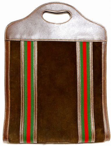 OLD Gucci 激レア！スエードトートバッグ