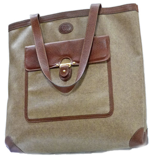 OLD Gucci  ポケット付きトートバッグ（ベージュ）