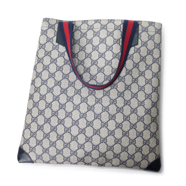 OLD Gucci　GG柄ミニトートバッグ（青）