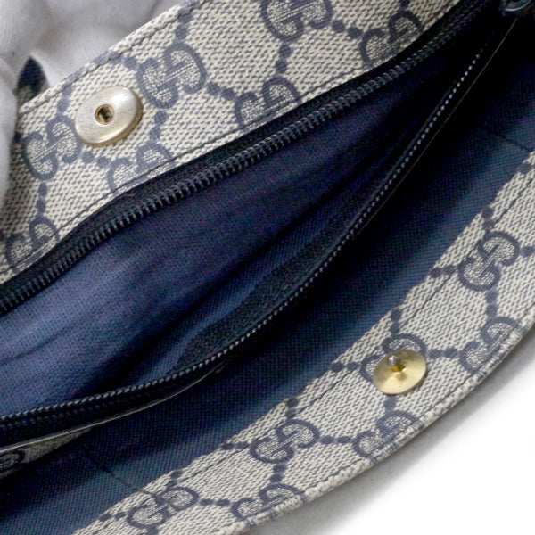OLD Gucci　GG柄ミニトートバッグ（青）