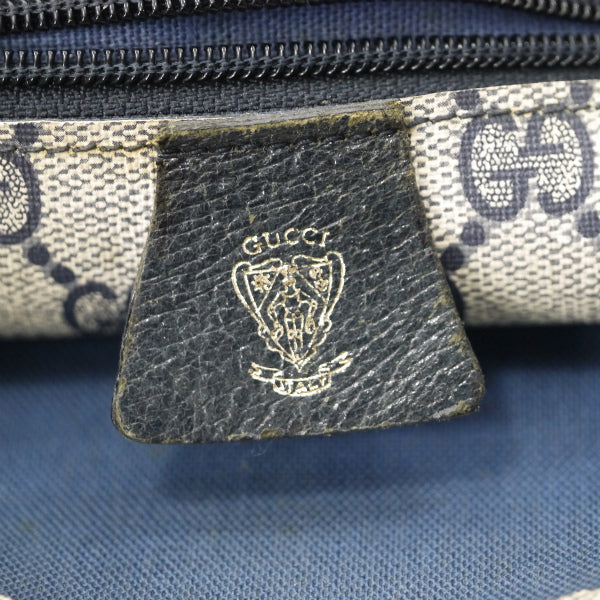 OLD Gucci　GG柄ミニトートバッグ（青）