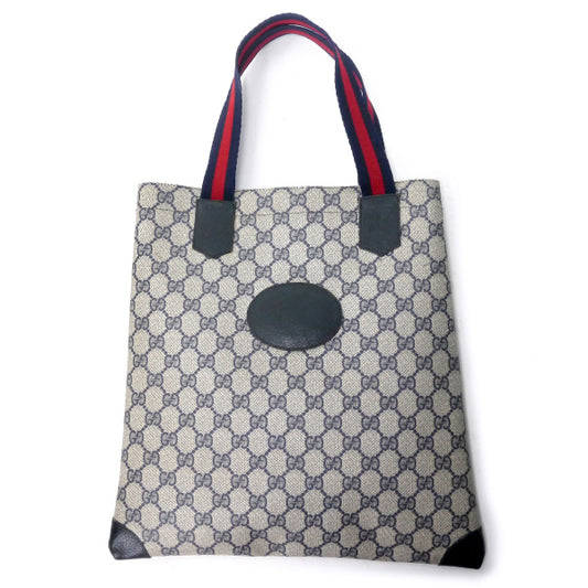 OLD Gucci　GG柄ミニトートバッグ（青）