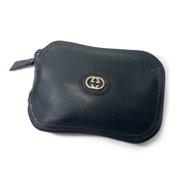 OLD Gucci　激レア!!レザーポーチ付ビット柄エコバッグ（赤）