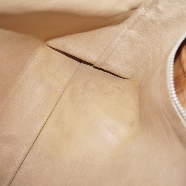 OLD Gucci スエード縦ステッチトートバッグ（茶）