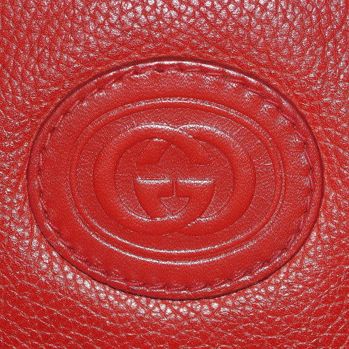 OLD GUCCI 　赤　総皮　斜めがけショルダー