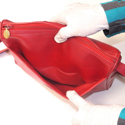 OLD GUCCI 　赤　総皮　斜めがけショルダー