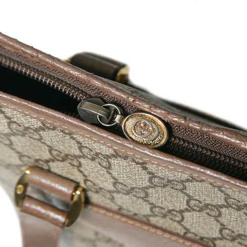 OLD Gucci シンプルGGトートバッグ（茶）