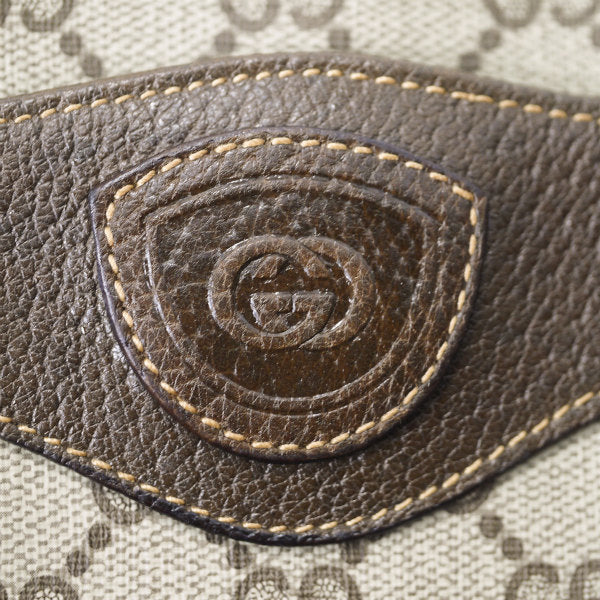 OLD Gucci 　大型ファスナートートバッグ（茶）