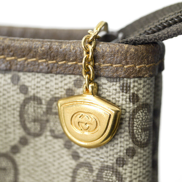 OLD Gucci 　大型ファスナートートバッグ（茶）