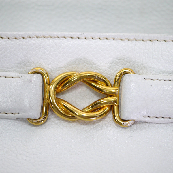 OLD Gucci 総革A4トートバッグ（白）