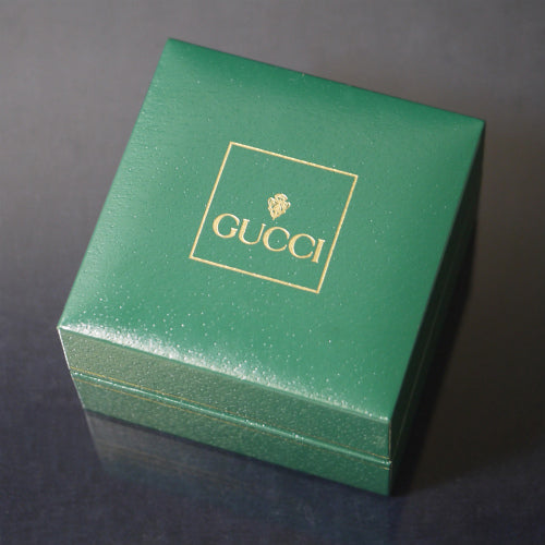 OLD Gucci ダイヤ付ジャバラ腕時計（箱付き）