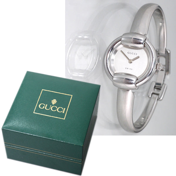 OLD Gucci　バングルウォッチ（シルバー）