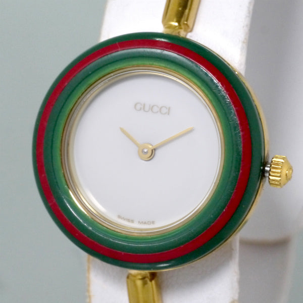 OLD Gucci　チェンジベゼル  ブレスウォッチ（11色）