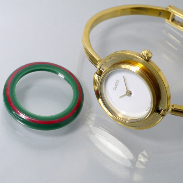 OLD Gucci　チェンジベゼル  ブレスウォッチ（11色）