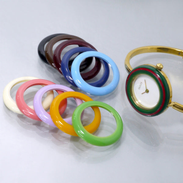 OLD Gucci　チェンジベゼル  ブレスウォッチ（11色）