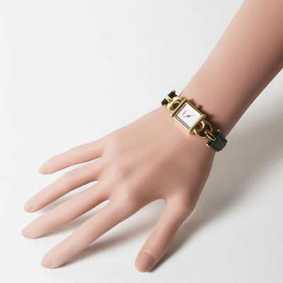 OLD Gucci ビット腕時計(黒）