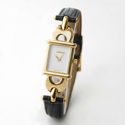 OLD Gucci ビット腕時計(黒）
