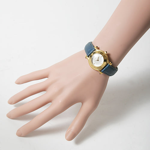 OLD Gucci リザード腕時計（青）