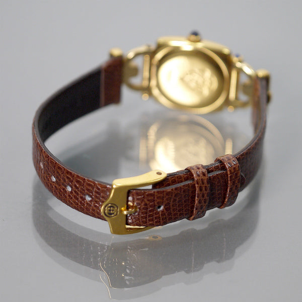 OLD Gucci ホースビット腕時計（リザード/茶）