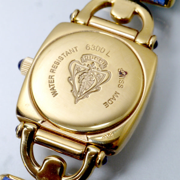 OLD Gucci ホースビット腕時計（リザード・青） – Vintage Shop Rococo
