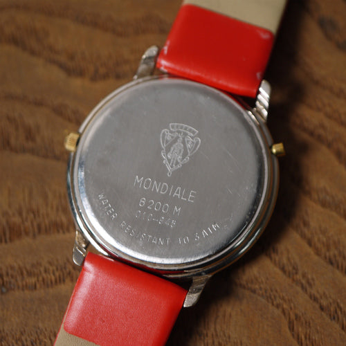 OLD Gucci 80sMONDIALE腕時計（18金 /赤）