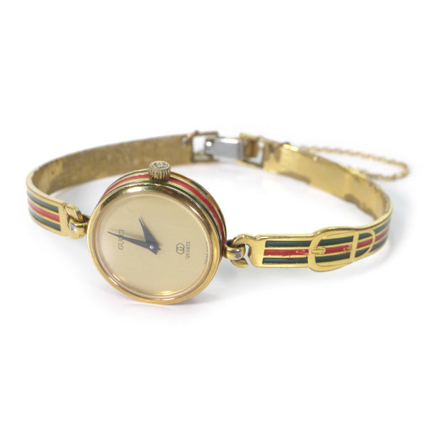 OLD Gucci ＜訳あり＞シェリー バングルウォッチ（ゴールド）