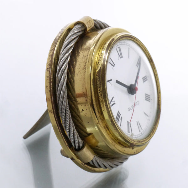 OLD Gucci 　激レア!!ロープデザイン置時計（ゴールド）