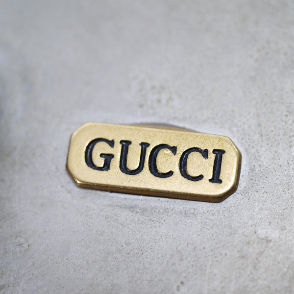 OLD Gucci 　激レア!!ロープデザイン置時計（ゴールド）