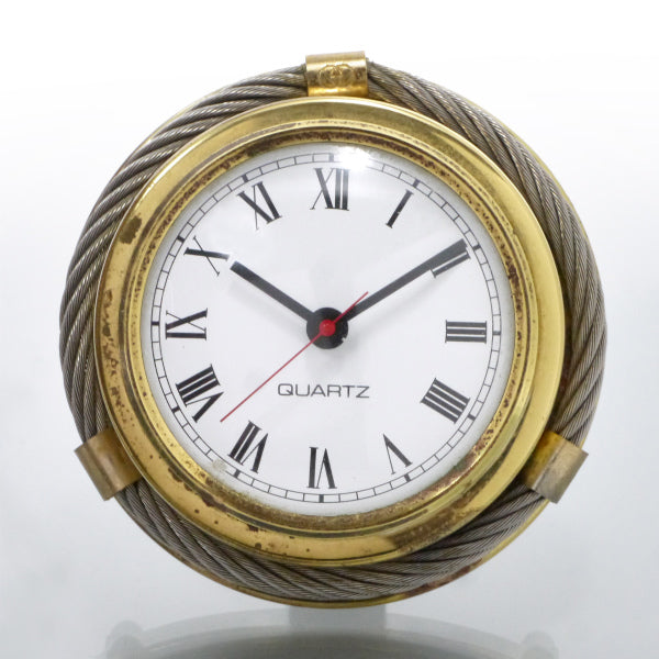 OLD Gucci 　激レア!!ロープデザイン置時計（ゴールド）