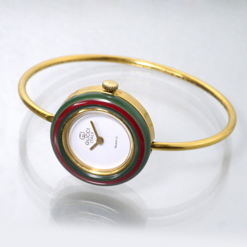 OLD Gucci　チェンジベゼル バングルウォッチ（6色）
