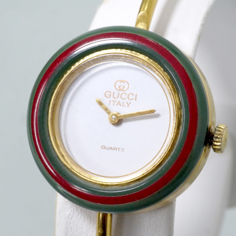 OLD Gucci　チェンジベゼル バングルウォッチ（6色）