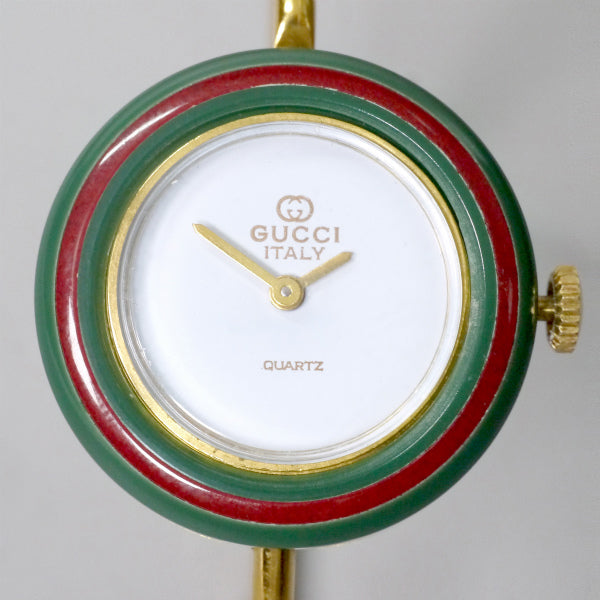 OLD Gucci　チェンジベゼル バングルウォッチ(5色)