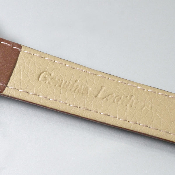 OLD Gucci 　丸型Gベゼル ブラックフェイス腕時計（茶）